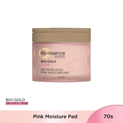 BIO-ESSENCE Bio-Gold Rose Gold Pink Moisture Pad 70s