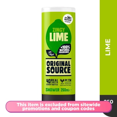 ORIGINAL SOURCE Shower Gel Zingy Lime 250ml