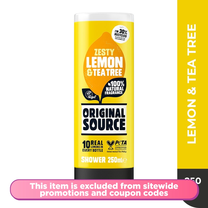 Shower Gel Zesty Lemon & Tea Tree 250ml