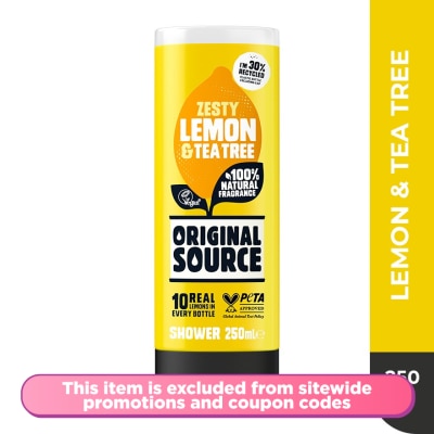 ORIGINAL SOURCE - Shower Gel Zesty Lemon & Tea Tree 250ml