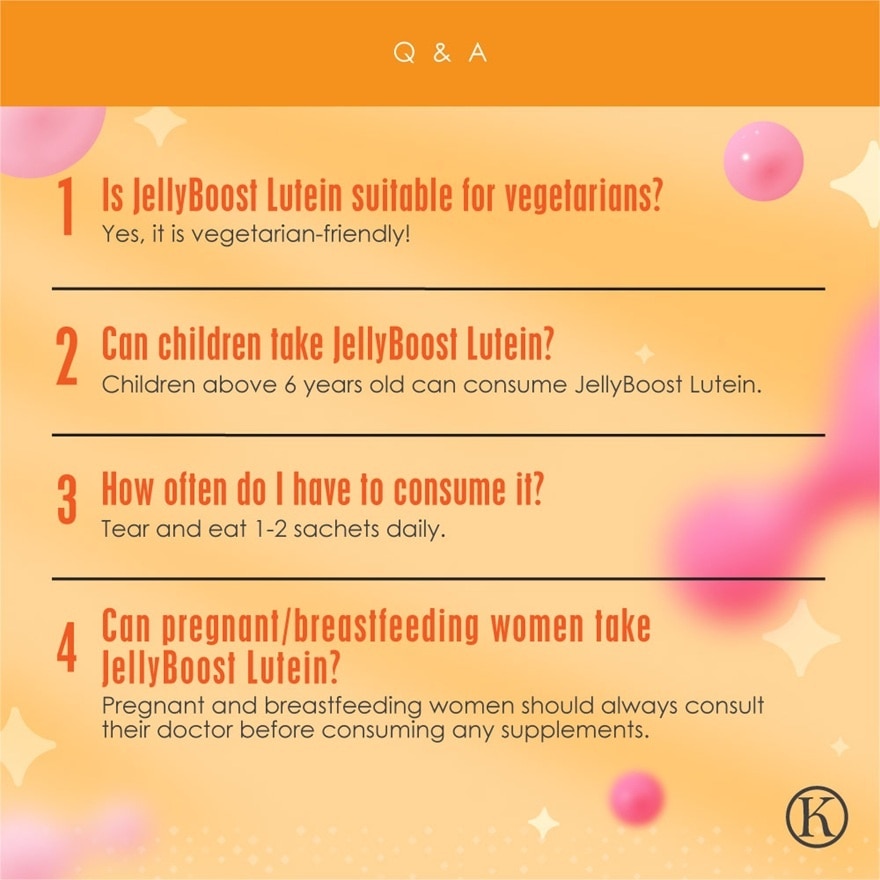 Jellyboost Lutein 15Gx10'S