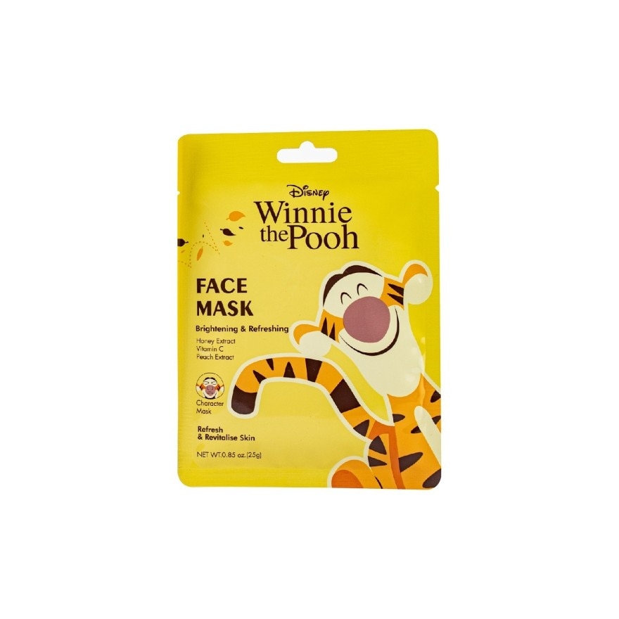 Winnie The Pooh Tigger Brightening & Refreshing Facial Mask 3'S (Expired Jan 2027)