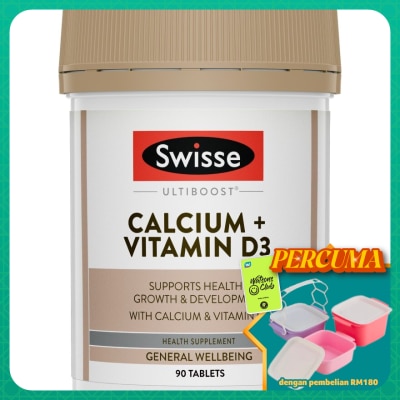 SWISSE - Ultiboost Calcium + Vitamin D3 90s