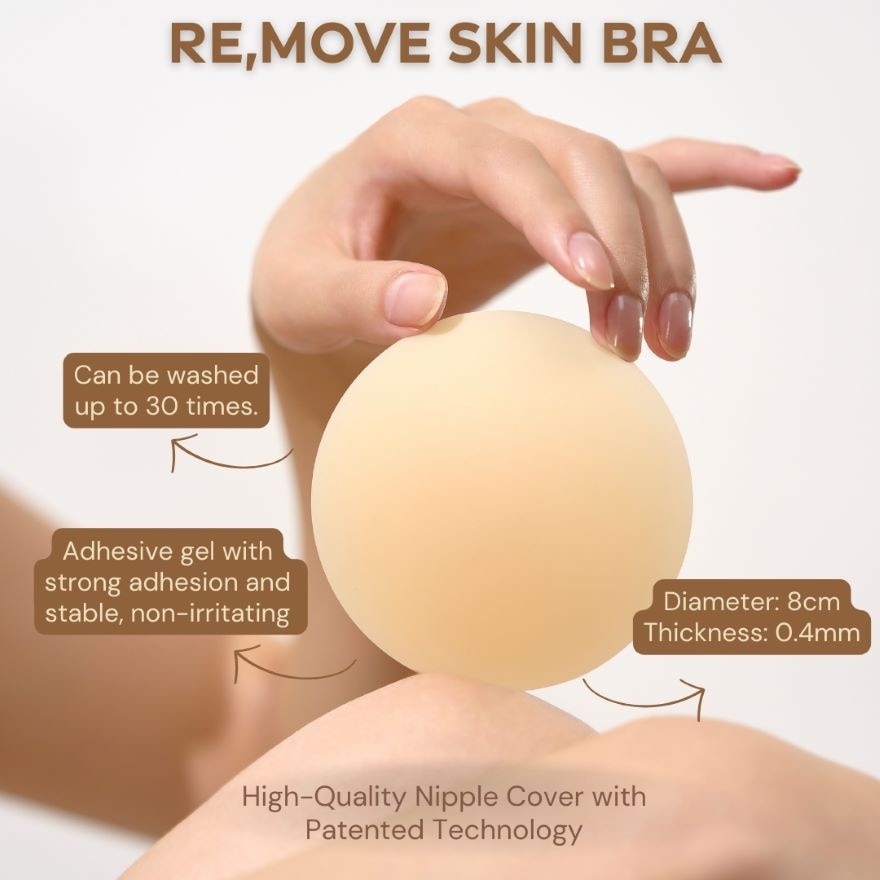 Bright Skin Bra Glue Nipple Cover 2S