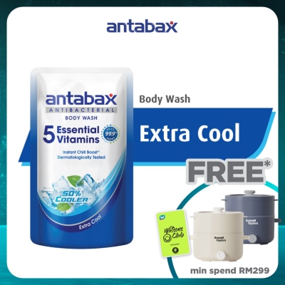 ANTABAX Antibacterial Shower Extra Cool Refill 850ml