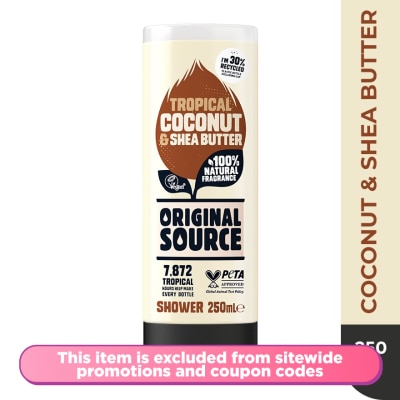 ORIGINAL SOURCE Shower Gel Tropical Coconut & Shea Butter 250ml