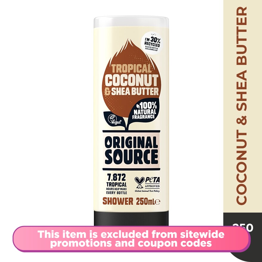 Shower Gel Tropical Coconut & Shea Butter 250ml