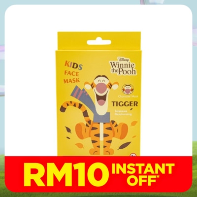DISNEY Winnie The Pooh Calming & Soothing Kids Facial Mask (Tigger) 3'S