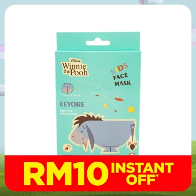 DISNEY Winnie The Pooh Calming & Soothing Kids Facial Mask (Eeyore) 3'S