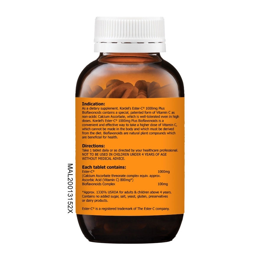 Ester C 1000mg (Acid Free Vitamin C) 120s
