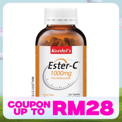 KORDEL'S Ester C 1000mg (Acid Free Vitamin C) 120s