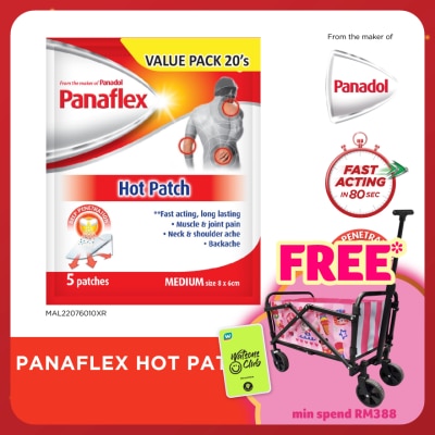 PANAFLEX Hot Patch Fast Acting & Long-lasting 20S