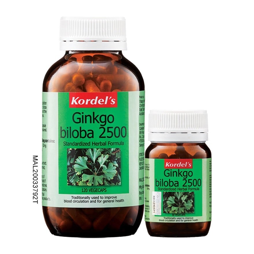 Ginkgo Biloba Cap 2500mg 120s+30s