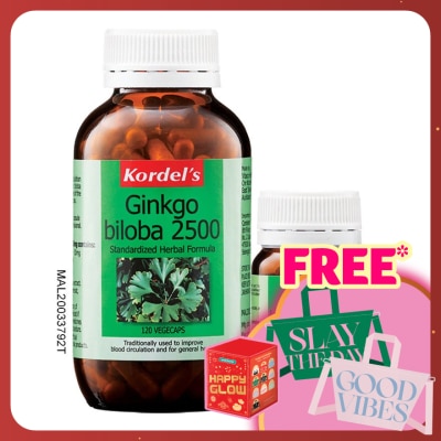 KORDEL'S Ginkgo Biloba Cap 2500mg 120s+30s