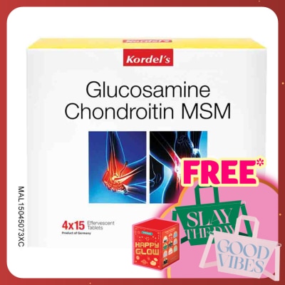 KORDEL'S Glucosamine Chondroitin MSM Efferverscent 4x15s