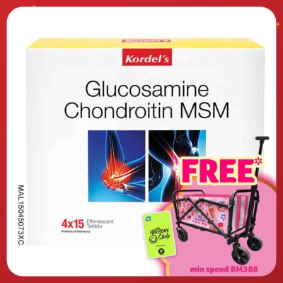 KORDEL'S Glucosamine Chondroitin MSM Efferverscent 4x15s