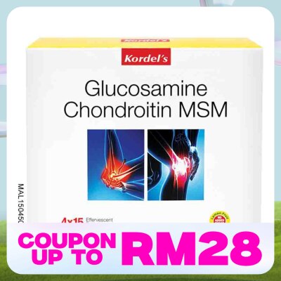 KORDEL'S Glucosamine Chondroitin MSM Efferverscent 4x15s