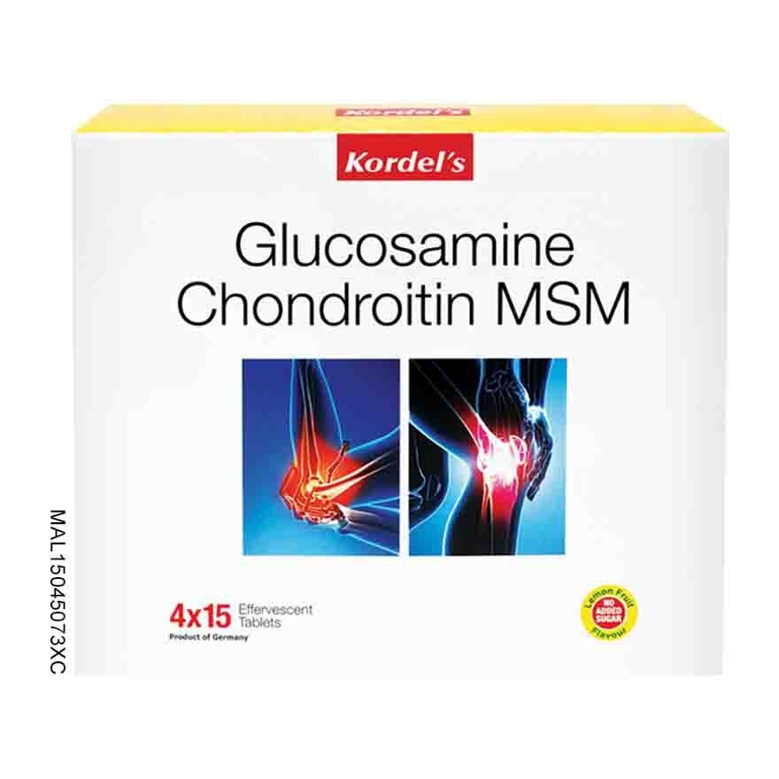 Glucosamine Chondroitin MSM Efferverscent 4x15s