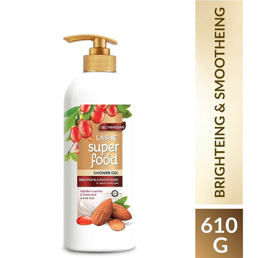 Super Food Shower Gel Bright & Smooth 610G