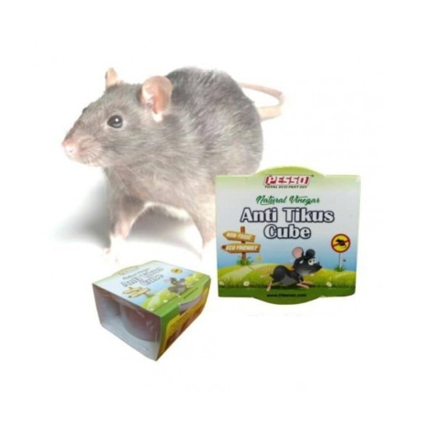 Eco Natural Vinegar Anti Tikus Rat Cube Wax 1pc