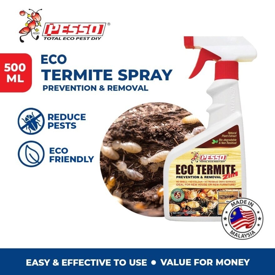 2 in 1 Eco Termite Prevention and Removal Spray 500ML