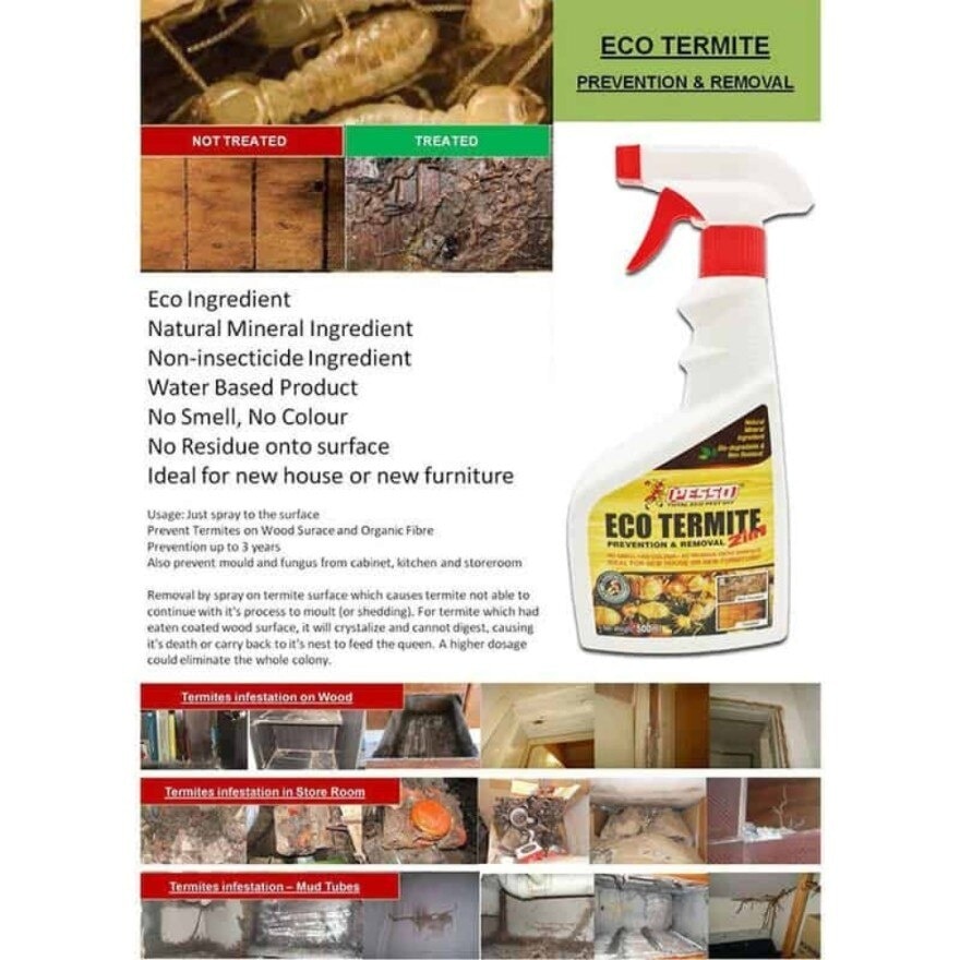 2 in 1 Eco Termite Prevention and Removal Spray 500ML