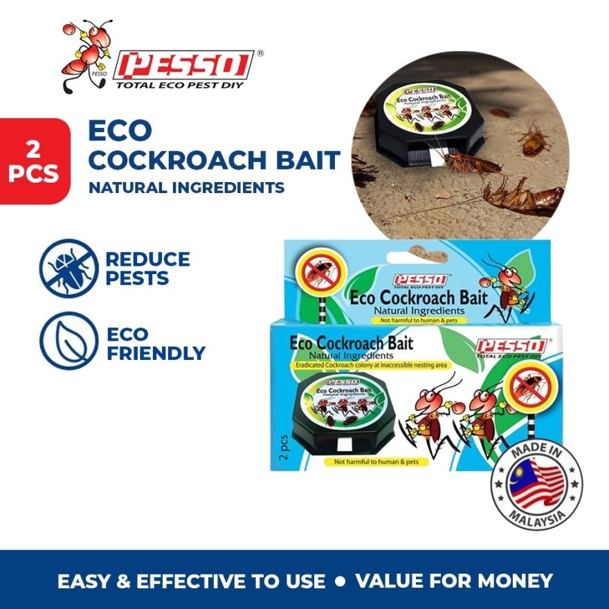 Eco Plant Based Cockroach Bait 2pcs