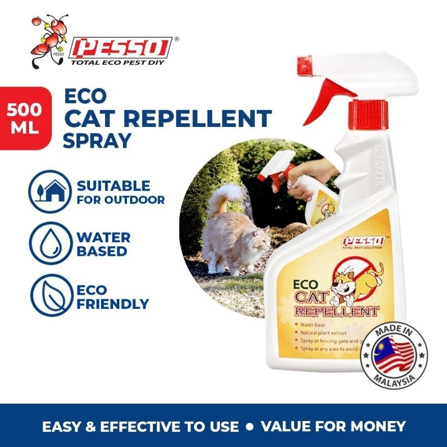 Eco Cat Repellent Liquid Spray 500ML