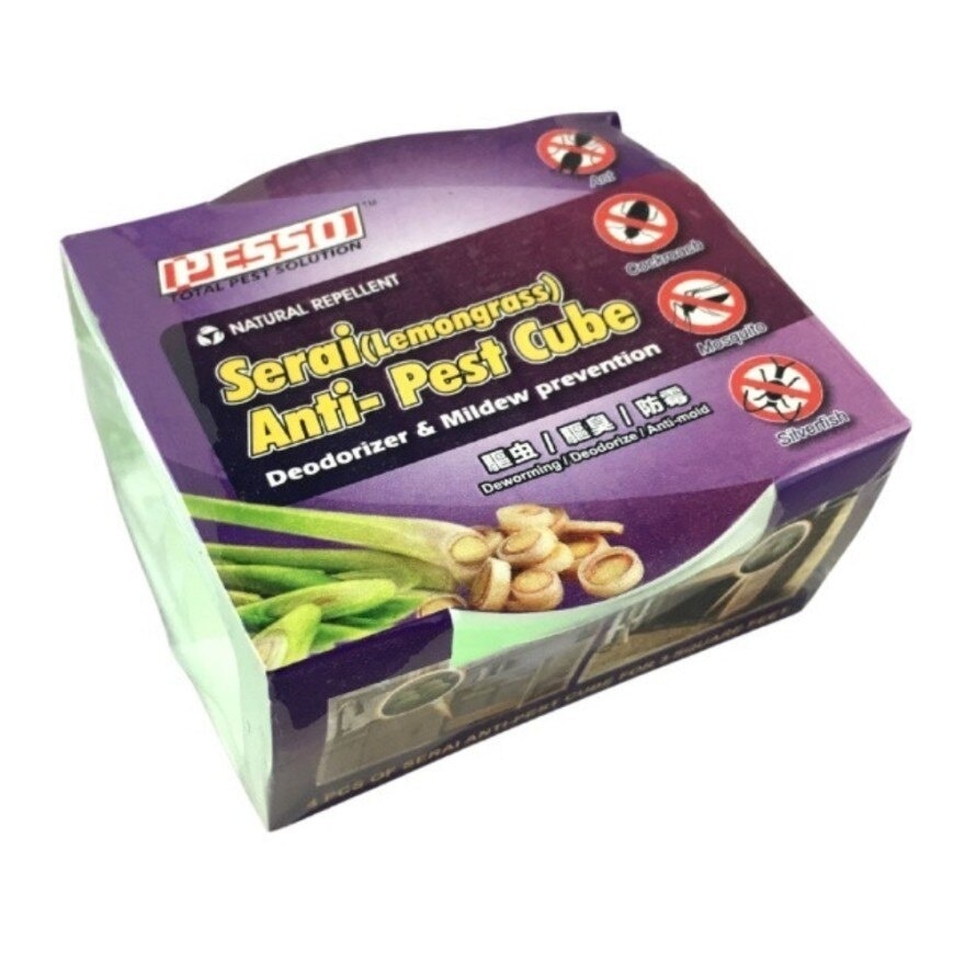 Lemongrass Anti-Pest Cube 50gm