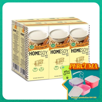 HOMESOY - Brown Sugar Soya Milk 250ml X 6