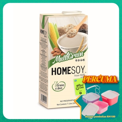 HOMESOY - Multigrain Soya Milk 1L (7 Grains & Nuts)