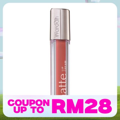 WARDAH Matte Lip Cream 20 Peach of Mind