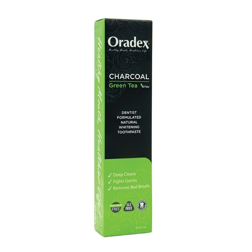 Charcoal Green Tea Toothpaste Sample  50g