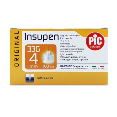 PIC INSUPEN Insulin Needle 4MM 33G 100s