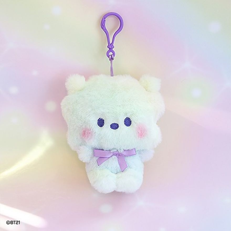 BTS -BT21 minini Doll Keyring Rainbow RJ 1s