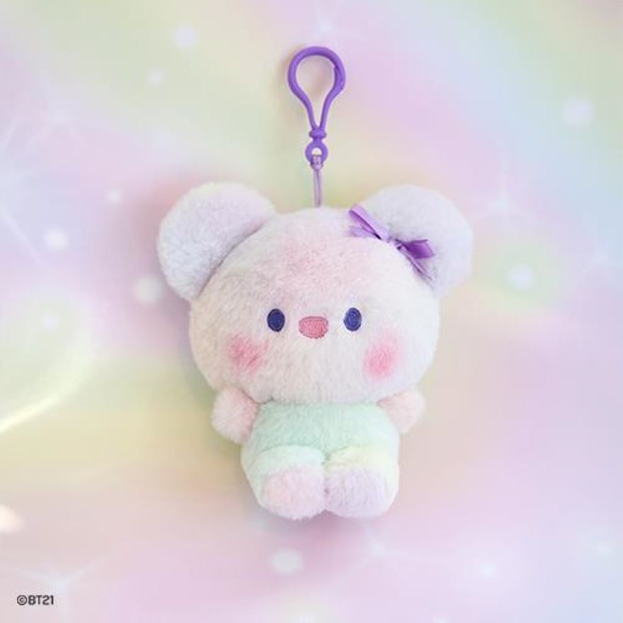 BTS -BT21 minini Doll Keyring Rainbow KOYA 1s