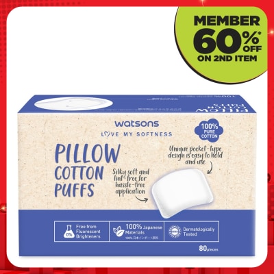 WATSONS Pillow Cotton Puffs 80s