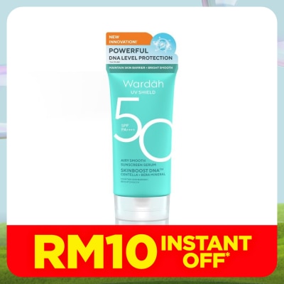WARDAH UV Shield Airy Smooth Sunscreen Serum SPF 50 PA++++ 40 ml