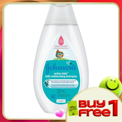 JOHNSON'S - Active Kids Milk Moisturising Shampoo 200ml