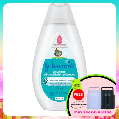 JOHNSON'S - Active Kids Milk Moisturising Shampoo 200ml