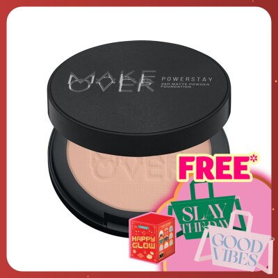 MAKE OVER Powerstay 24H Matte Powder Foundation N20 Ivory