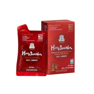 JUNG KWAN JANG Botanical Beverage Blended Herb & Korean Red Ginseng Hong Sam Won 50mlx5s