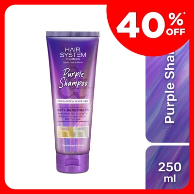 HAIR SYSTEM BY WATSONS Anti Brassiness Purple Shampoo 250ml