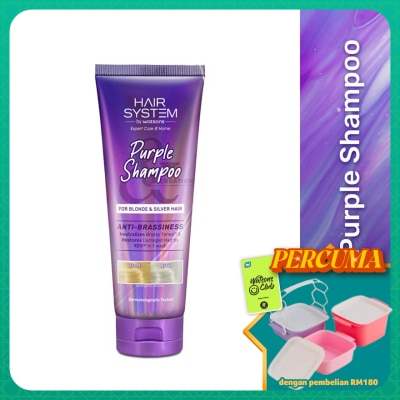 HAIR SYSTEM BY WATSONS - Anti Brassiness Purple Shampoo 250ml