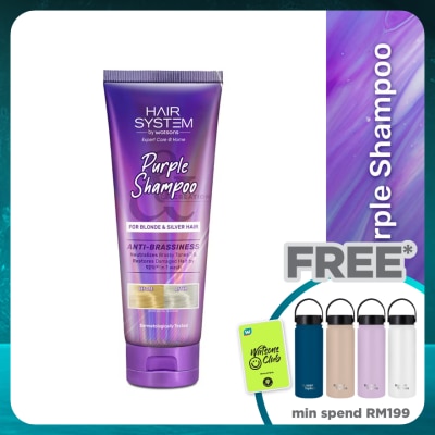 HAIR SYSTEM BY WATSONS Anti Brassiness Purple Shampoo 250ml
