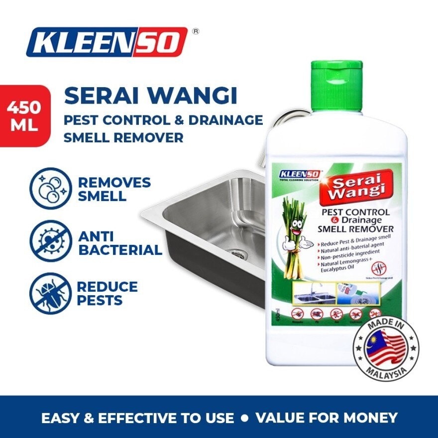 Concentrated Serai Wangi Pest Control Drainage Smell Remover 450ML