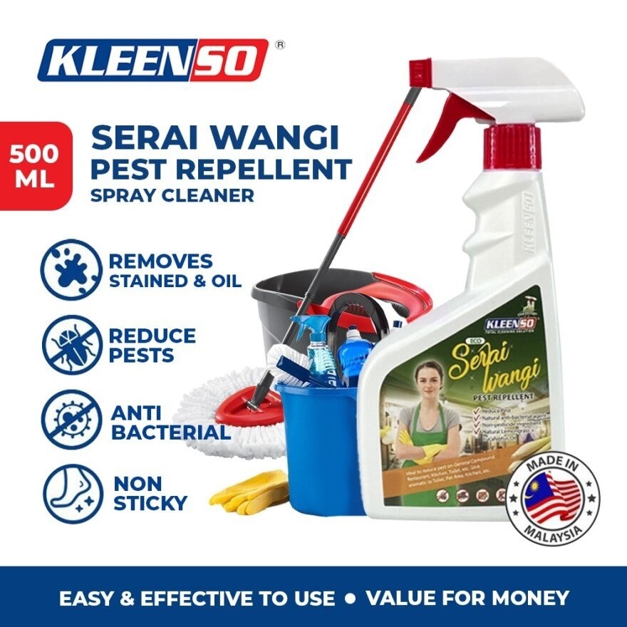 Eco Serai Wangi Pest Repellent Cleaner Spray Anti-Bacterial Pest Control Spray 500ml