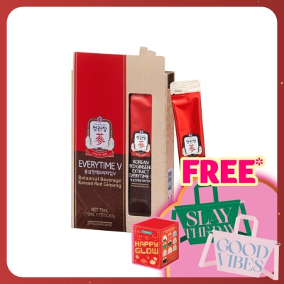 JUNG KWAN JANG Botanical Beverage Korean Red Ginseng Everytime V 10mlx7s