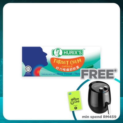 HURIX'S Throat Calm Capsule 6's (MAL Item*)