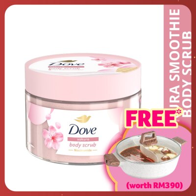 DOVE Body Scrub Sakura 280gram